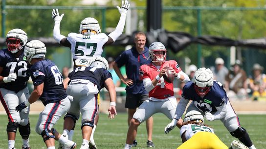 Bedard: Another slow start to a joint practice session for Patriots, early confidence/concerns taken at Lambeau Field (Patriots)